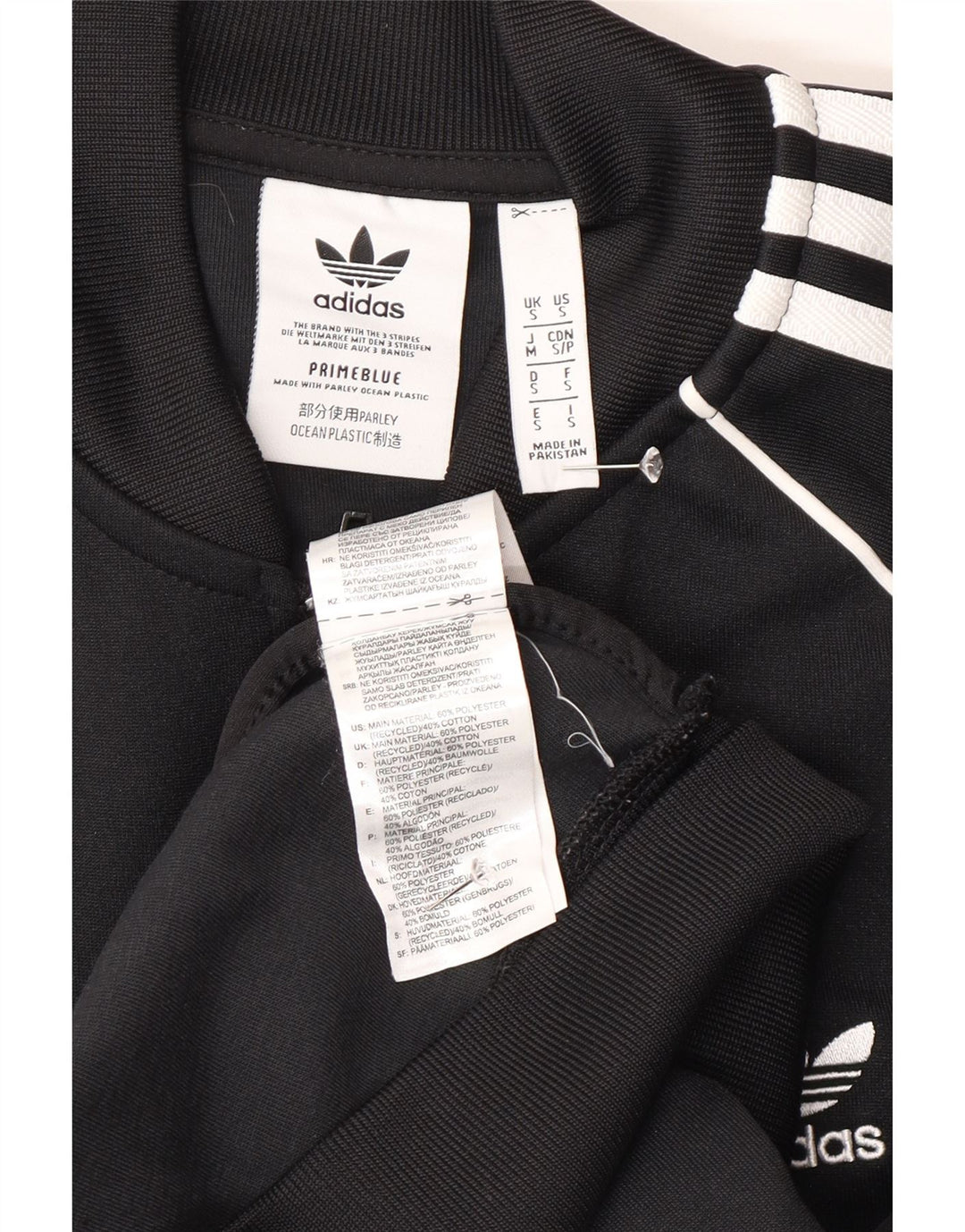Adidas Męska bluza dresowa o regularnym kroju, mała, czarna, poliestrowa
