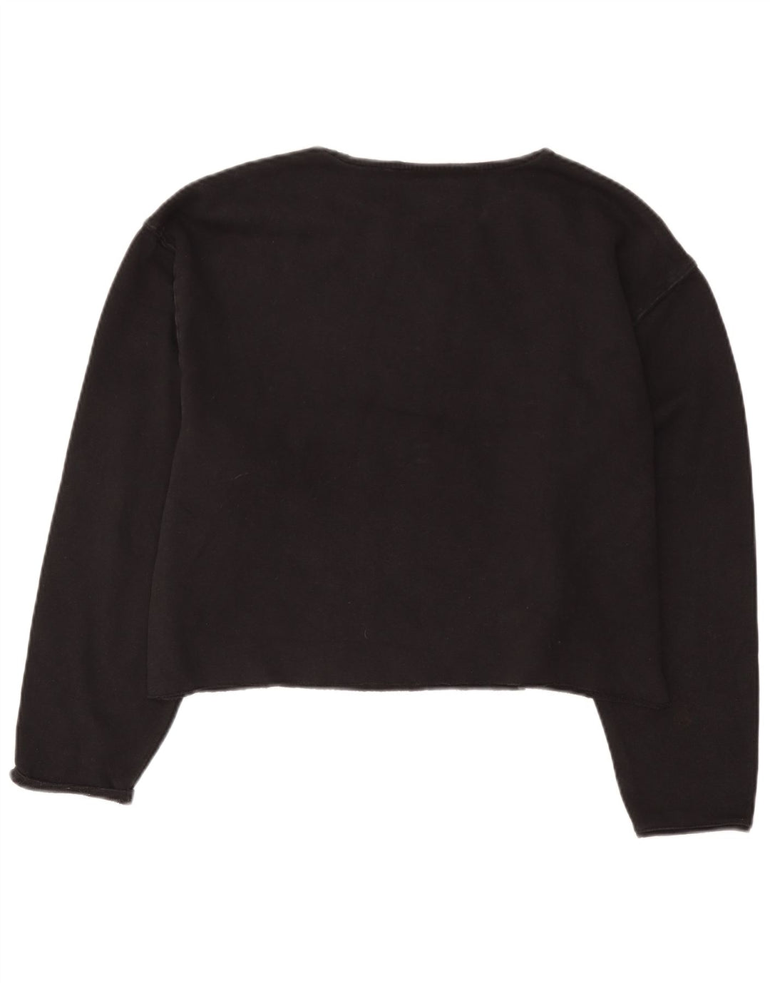 Bluza damska Fila Crop Graphic Jumper UK 16, duża czarna