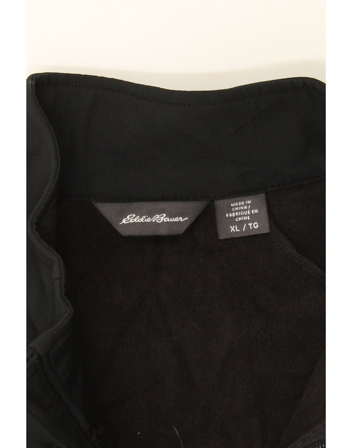 EDDIE BAUER Mens Gilet UK 42 XL Black Polyester Vintage Eddie Bauer and Second-Hand Eddie Bauer from Messina Hembry 