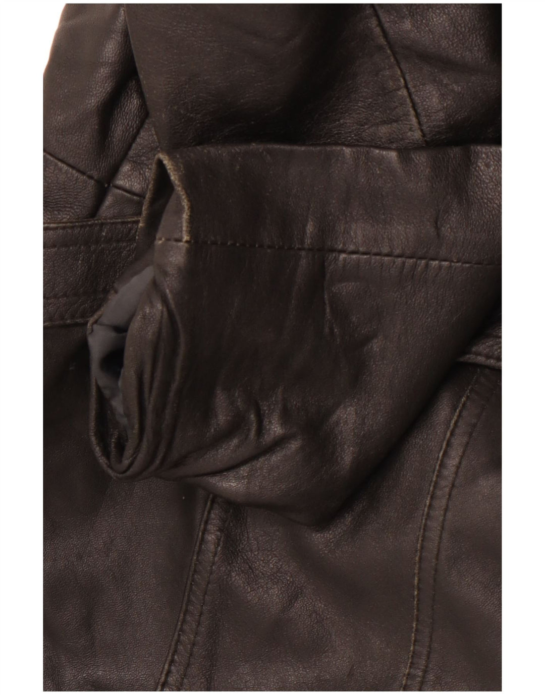 Damski płaszcz skórzany VINTAGE IT 40 Small Black