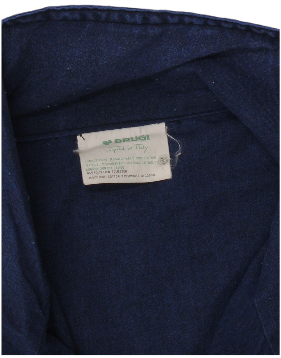 Męska kurtka bomberka Brugi UK 40, duży, niebieski, poliester z blokami kolorów