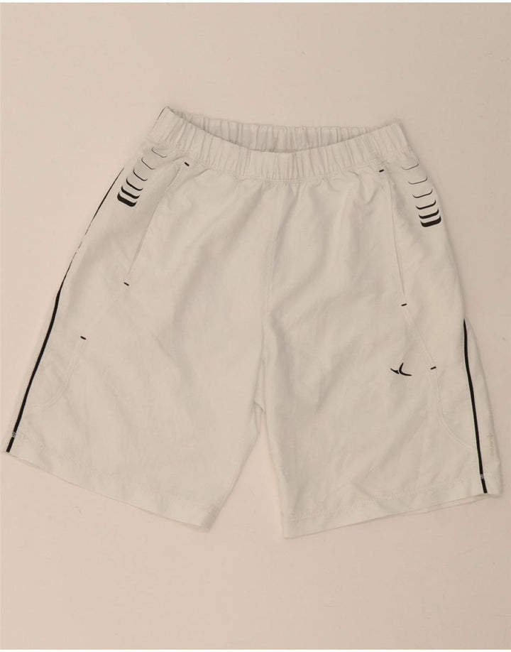 VINTAGE Mens Sport Shorts Small White Vintage Vintage and Second-Hand Vintage from Messina Hembry 