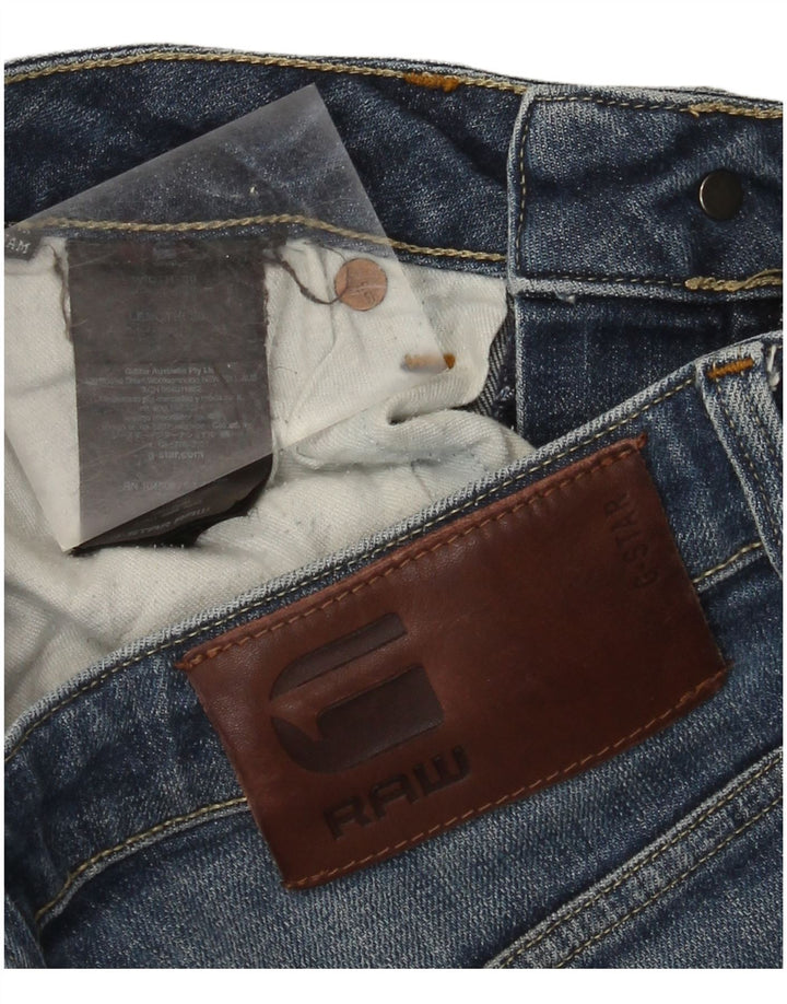 Damskie jeansy slim G-Star W30 L27 Niebieskie bawełniane