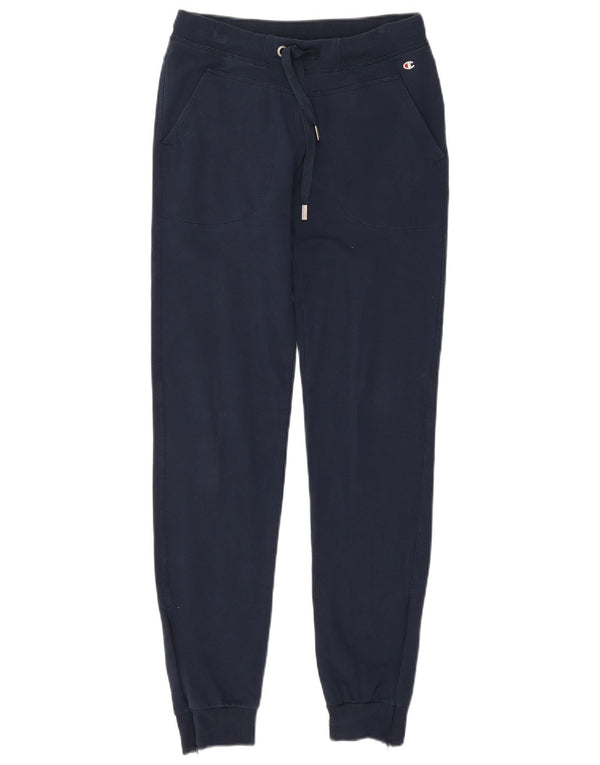 Spodnie dresowe damskie Champion Joggers UK 8 Small Granatowe