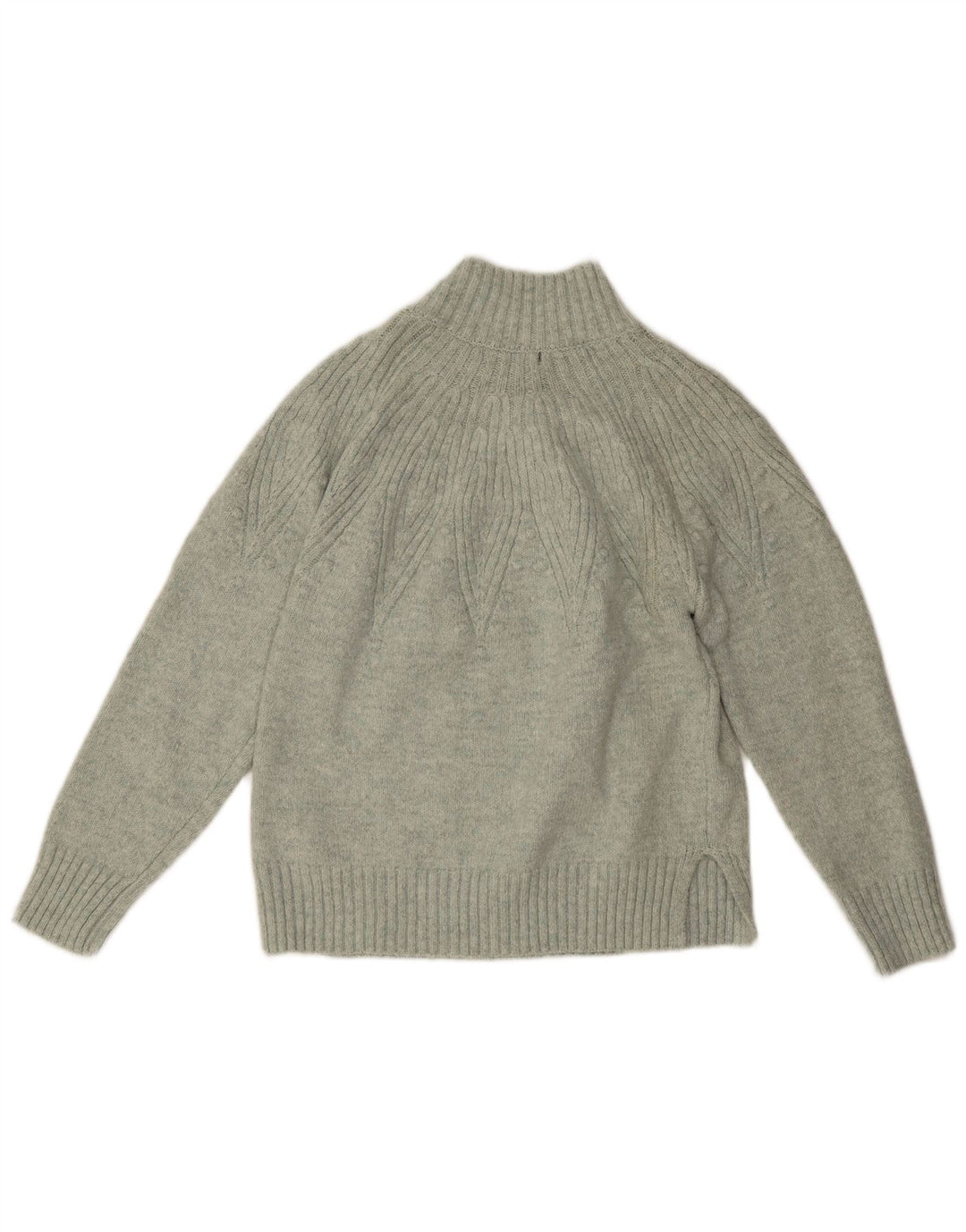 Marks & Spencer Damski sweter z golfem, UK 14, średni zielony