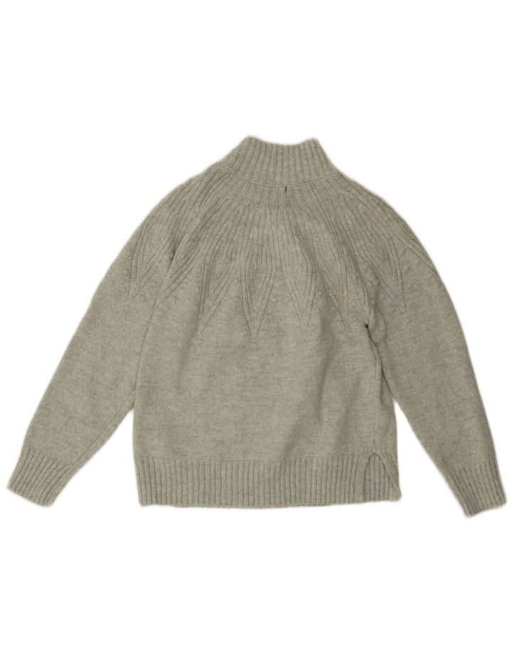 Marks & Spencer Damski sweter z golfem, UK 14, średni zielony