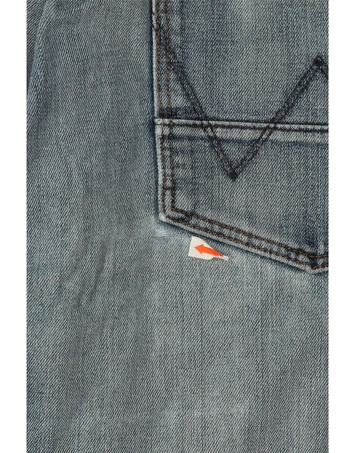 WRANGLER Mens Ace Straight Jeans W34 L34 Blue Polyester Vintage Wrangler and Second-Hand Wrangler from Messina Hembry 