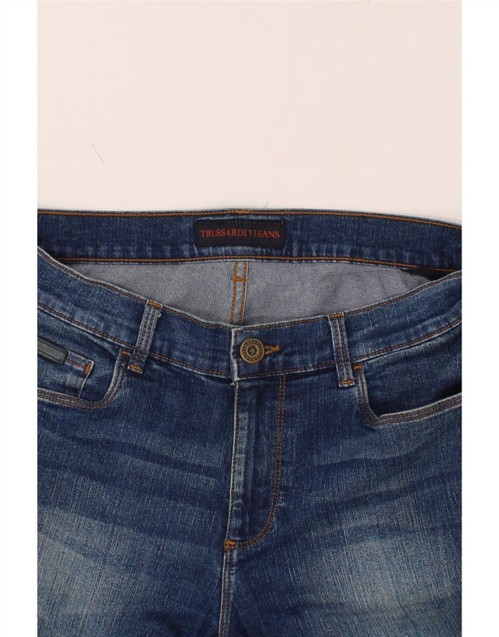TRUSSARDI Womens Slim Jeans W31 L32 Blue Vintage Trussardi and Second-Hand Trussardi from Messina Hembry 