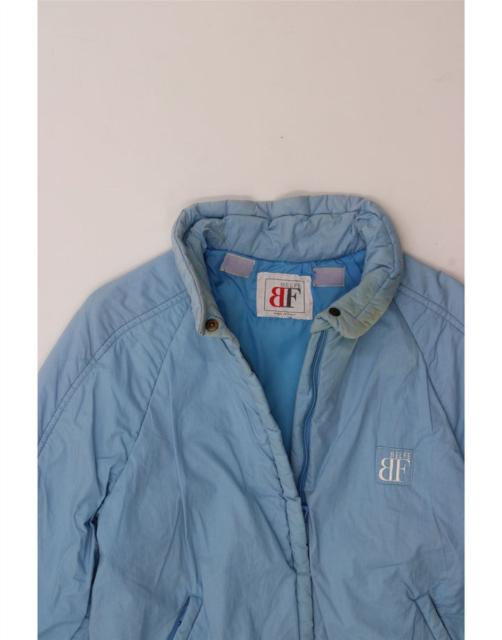 BELFE Womens Windbreaker Jacket IT 46 Large Blue Cotton Vintage Belfe and Second-Hand Belfe from Messina Hembry 