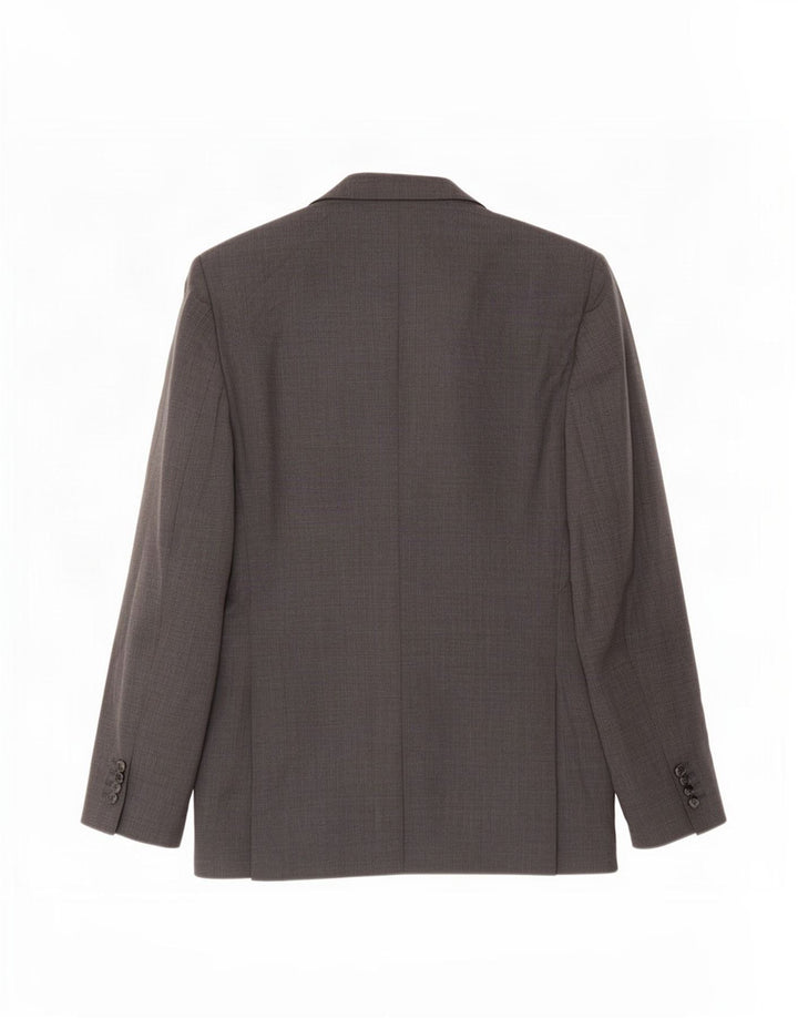 Marks & Spencer Męska długa marynarka zapinana na 2 guziki, UK 44 XL, szara, nakrapiana