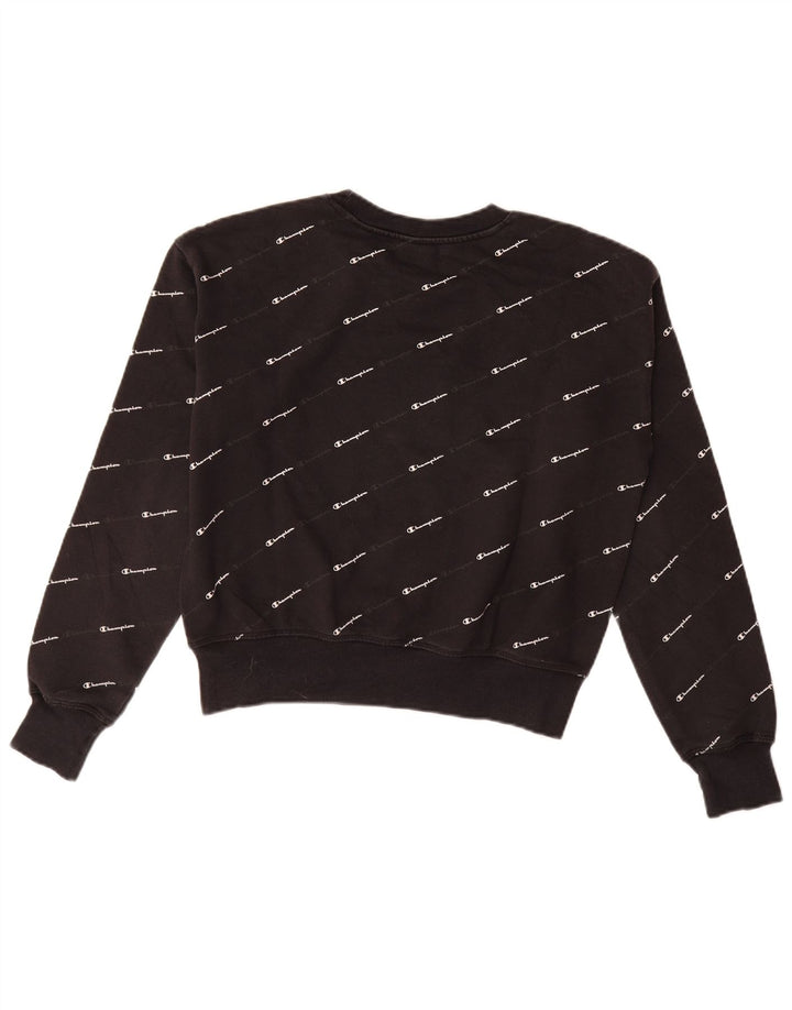 Damska bluza z grafiką CHAMPION UK 14, średnia czarna