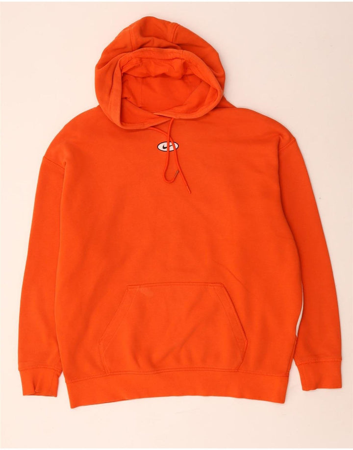 Męski sweter z kapturem Nike z grafiką, mały, czerwony, bawełniany