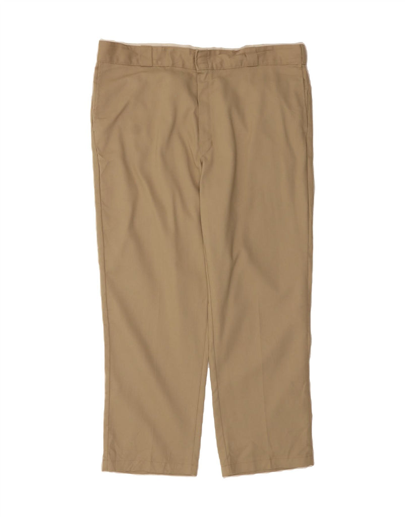 DICKIES Mens Flex Straight Chino Trousers W41 L30 Beige Polyester Vintage Dickies and Second-Hand Dickies from Messina Hembry 