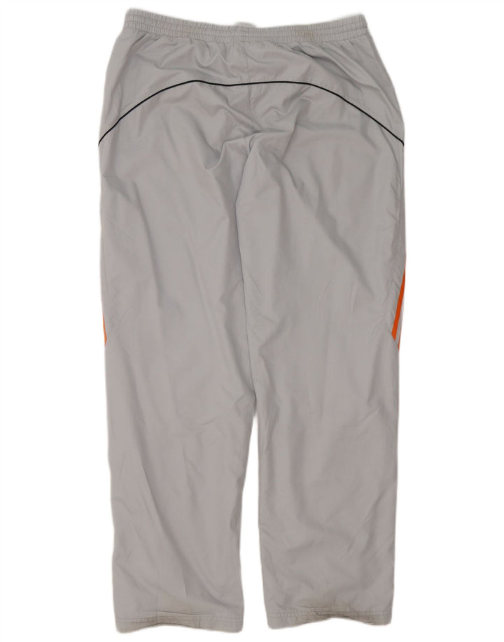 Męskie spodnie dresowe Adidas XL Szary poliester z blokami kolorów