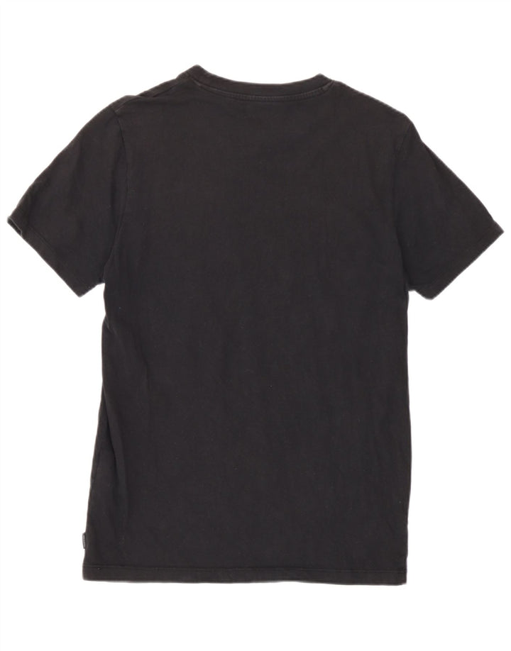 Męski T-shirt z grafiką Jack & Jones, mały, czarny, bawełniany