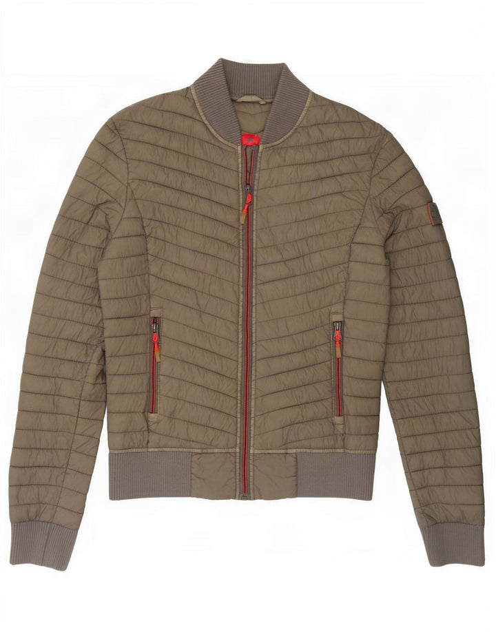 Damska ocieplana kurtka Superdry UK 6 XS, nylon khaki