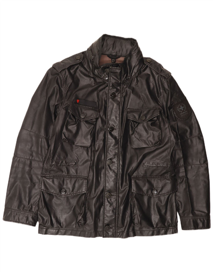 Męska kurtka wojskowa z kapturem Strellson UK 42 XL czarna