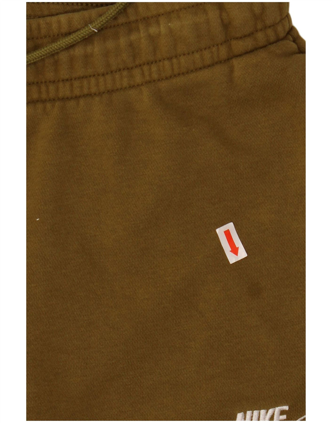 Męskie spodnie dresowe Nike, joggery, małe, bawełniane w kolorze khaki