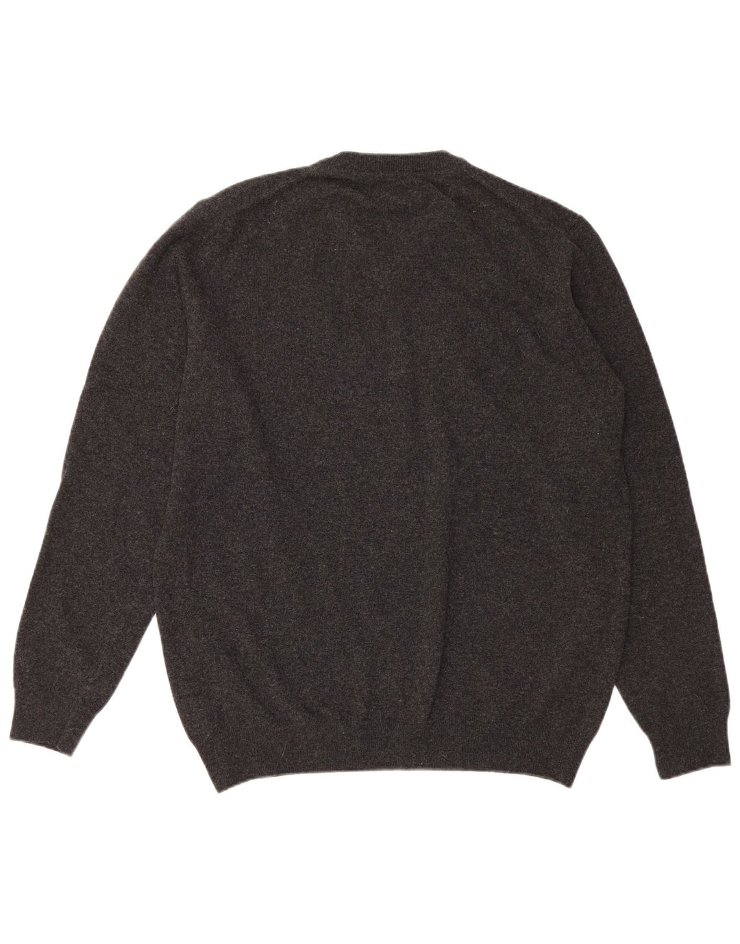 Męski sweter Barbour z dekoltem w kształcie litery V, 2XL, szara wełna