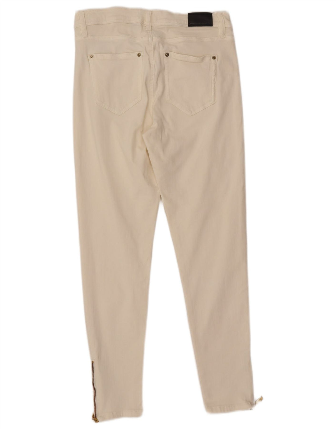 Damskie jeansy obcisłe Barbour UK 12 Medium W30 L27 Złamana biała bawełna