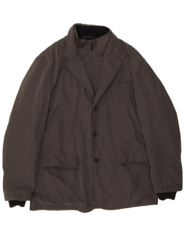 Męska kurtka wiatrówka Fay UK 42 XL, szary poliester