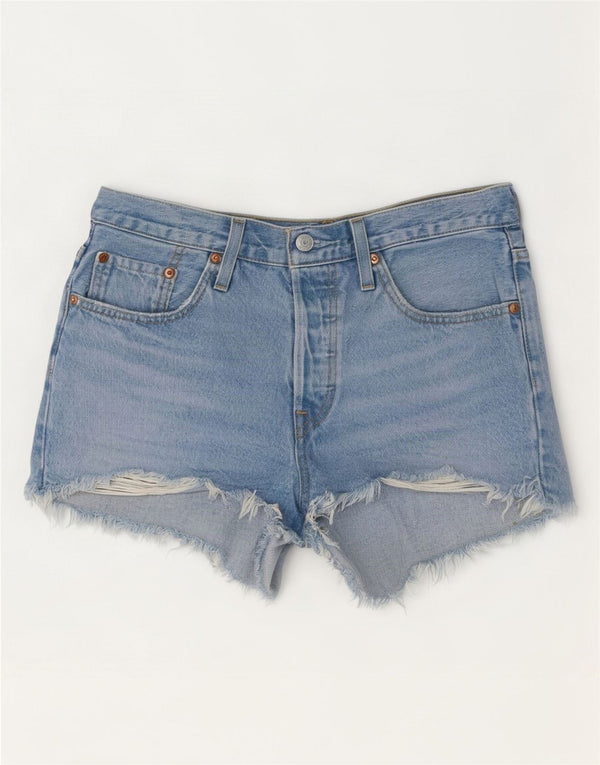 Levi's Womens 501 Denim Shorts W27 Small Blue Cotton