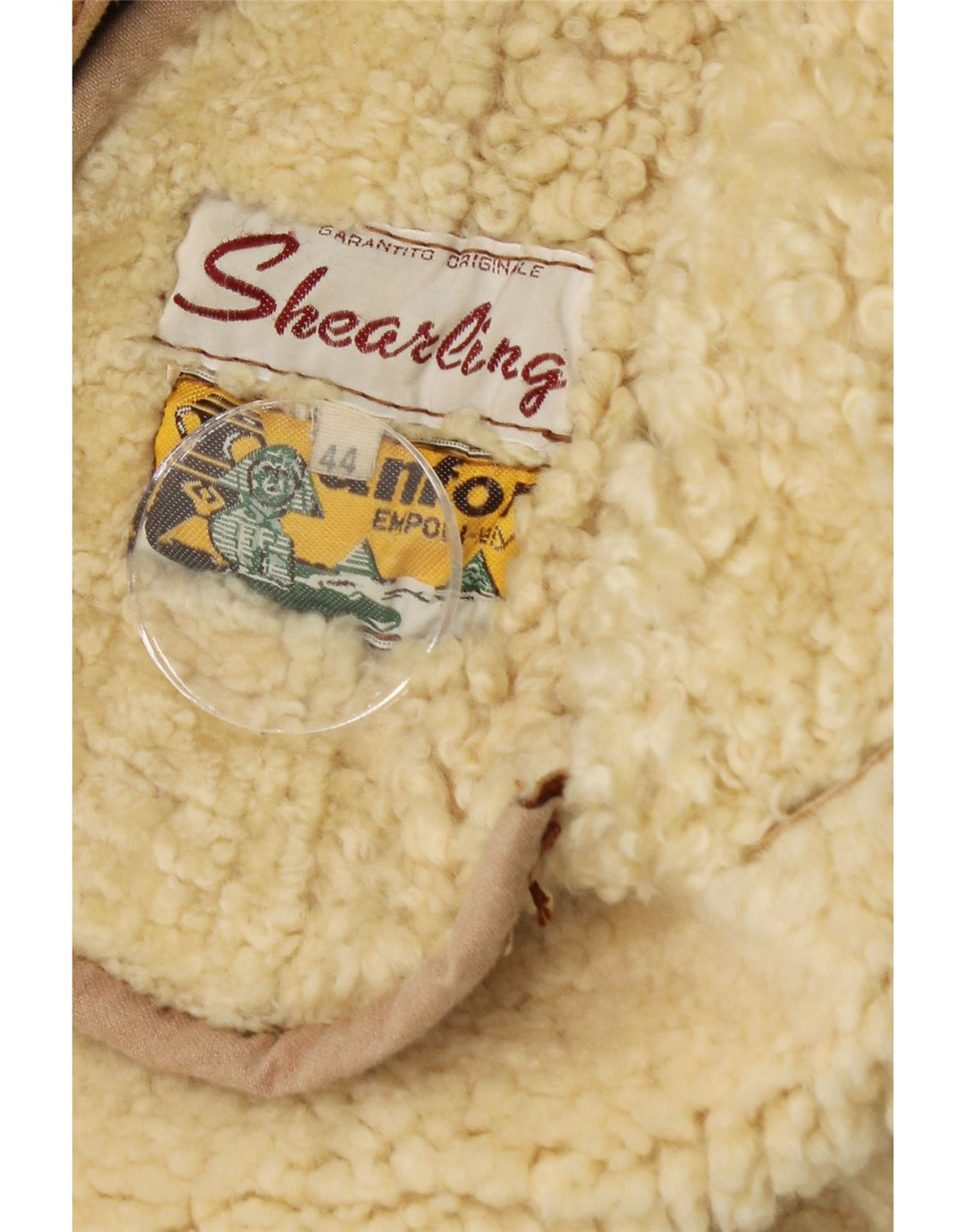 Damska kurtka Shearling Anfor IT 44 Średni brązowy Shearling