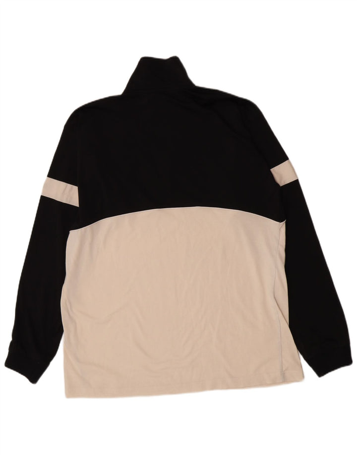 Męski dres Champion z zamkiem błyskawicznym i graficznym swetrem Top XL w kolorze czarnym