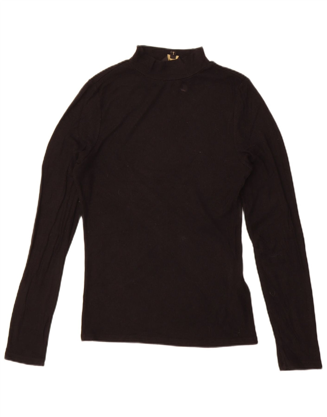 Damski top Ted Baker z długim rękawem, rozmiar 2, mała, czarna wiskoza