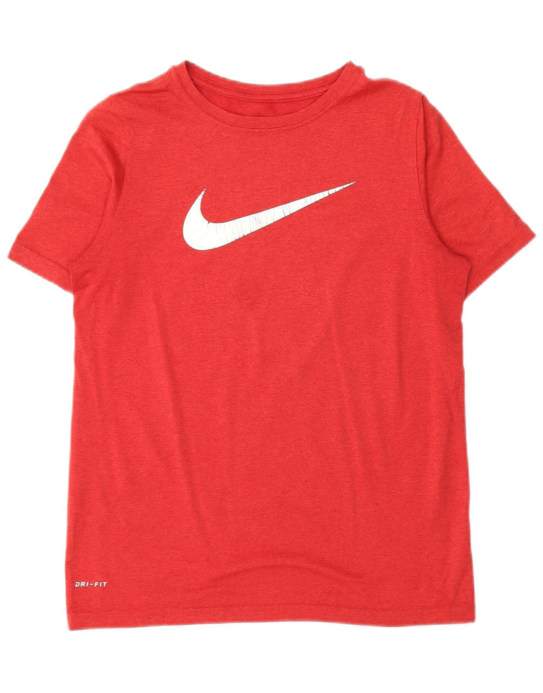 Chłopięcy T-shirt z grafiką Nike Dri Fit na 12-13 lat, duży, czerwony, poliester