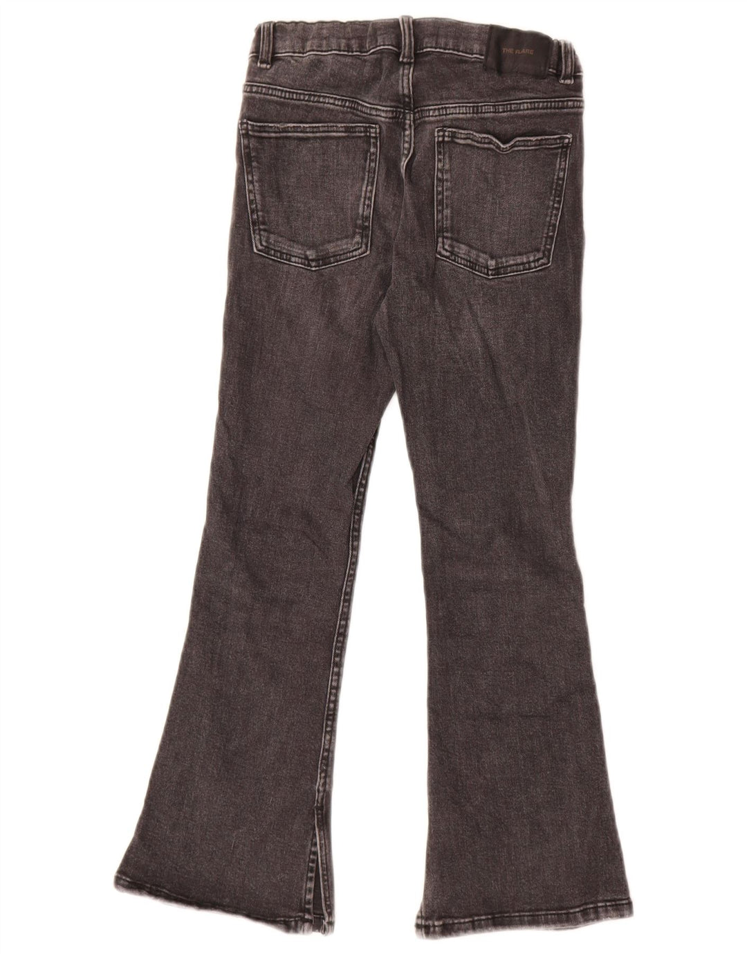 Dziewczęce jeansy rozkloszowane Zara 8-9 lat W24 L23 Czarna bawełna