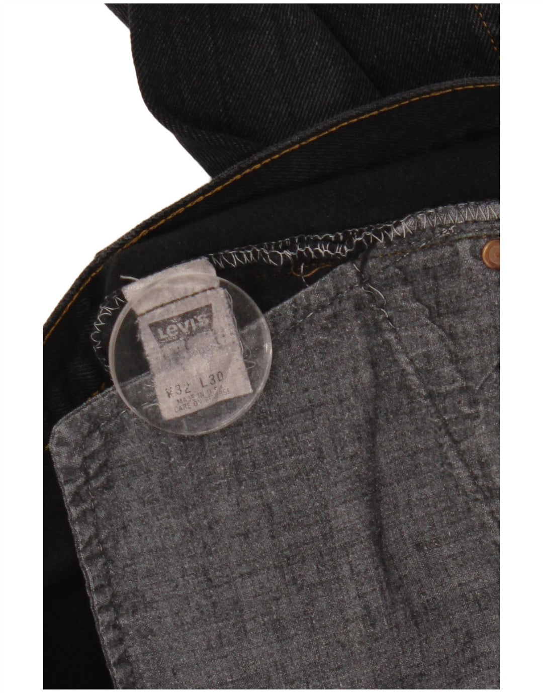 Męskie jeansy slim fit Levi's W32 L30 czarne