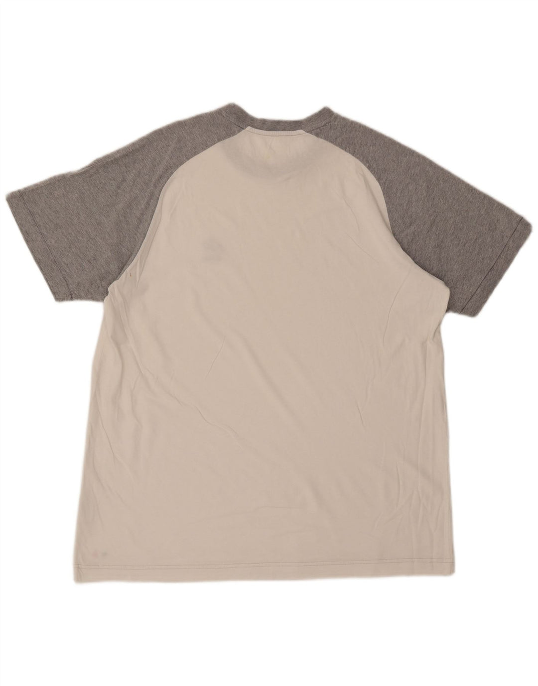 T-shirt męski LOTTO Top UK 46/46 3XL Biała bawełna z blokami kolorów