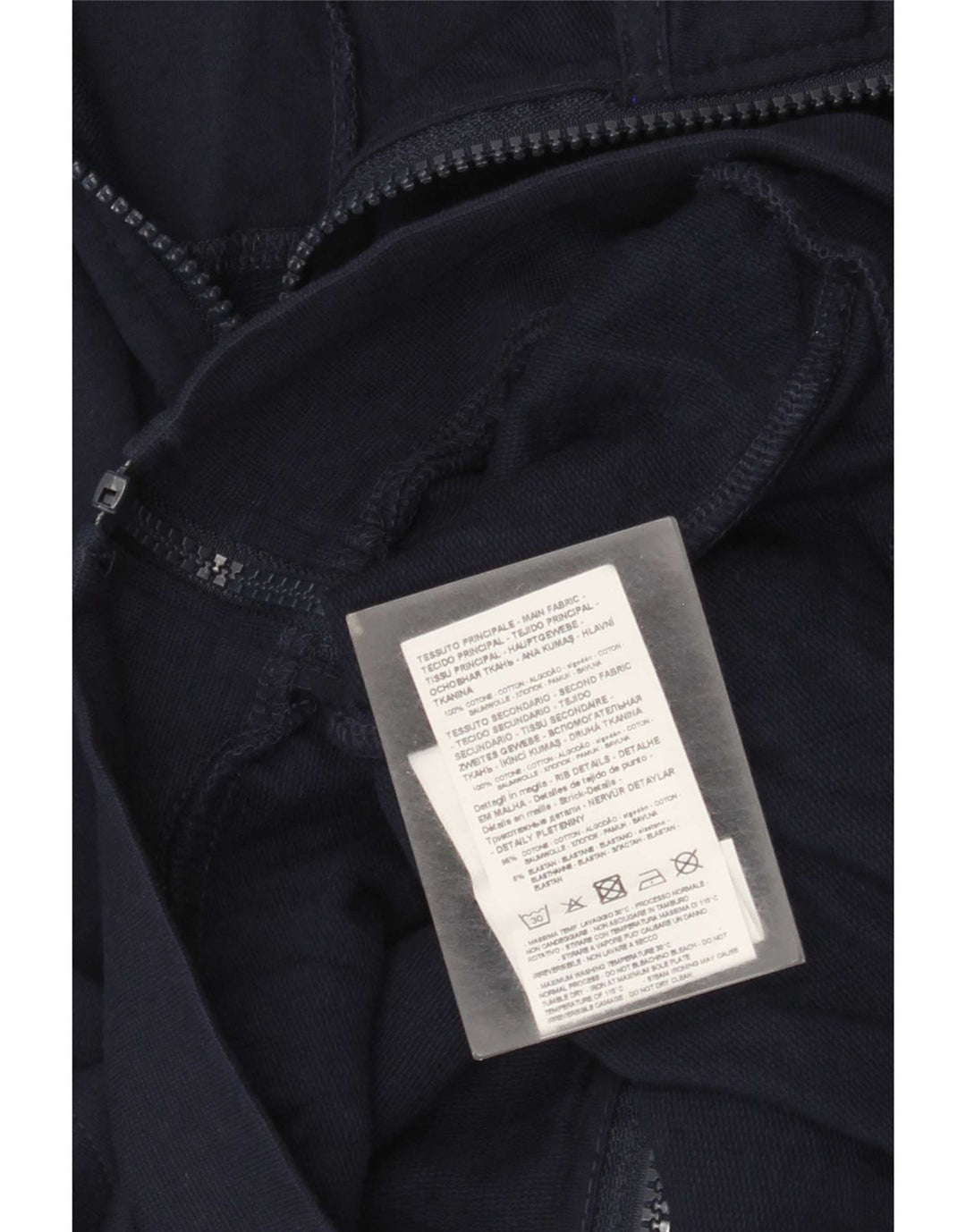 Męska kurtka dresowa Emporio Armani, średnia, granatowa