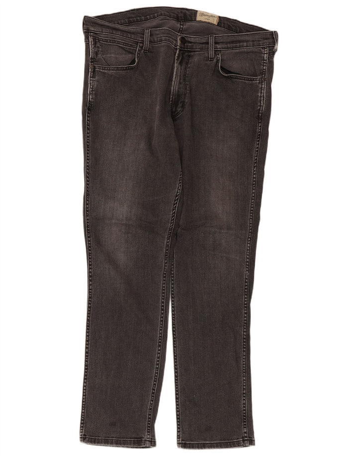Męskie jeansy Wrangler W38 L32 Szara bawełna
