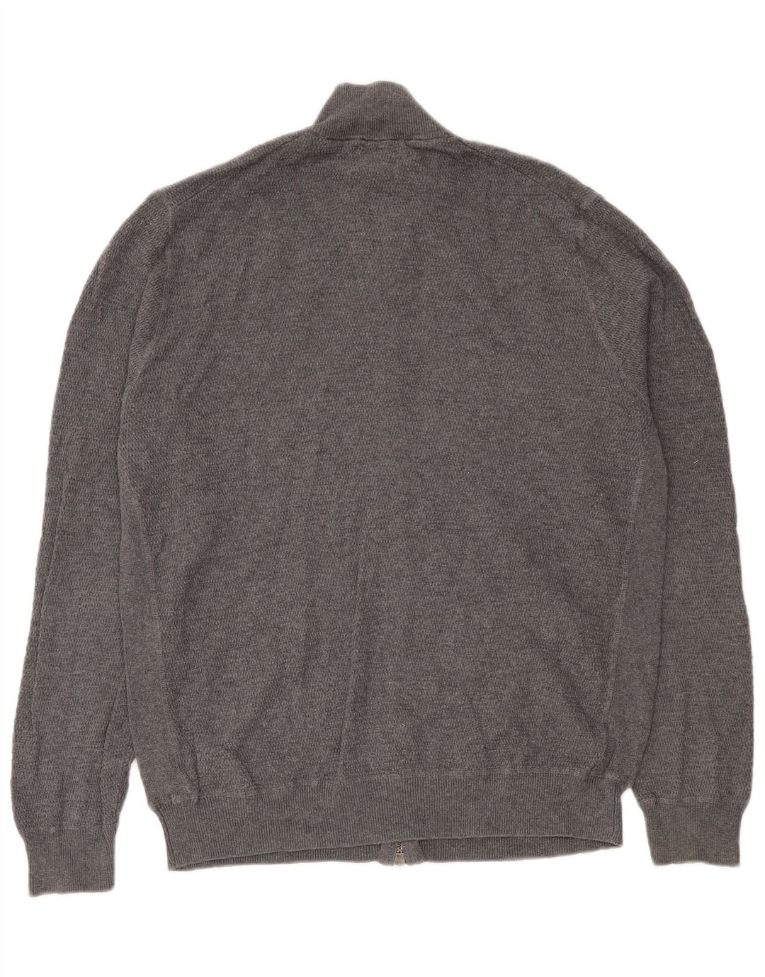 Męski sweter rozpinany Massimo Dutti z pełnym zamkiem XL, szary