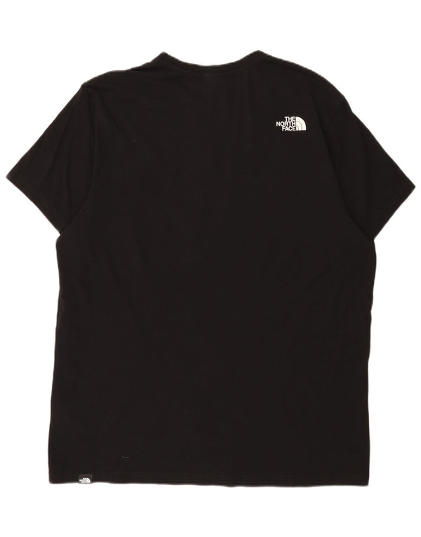 Męski T-shirt z grafiką The North Face XL, czarny, bawełniany