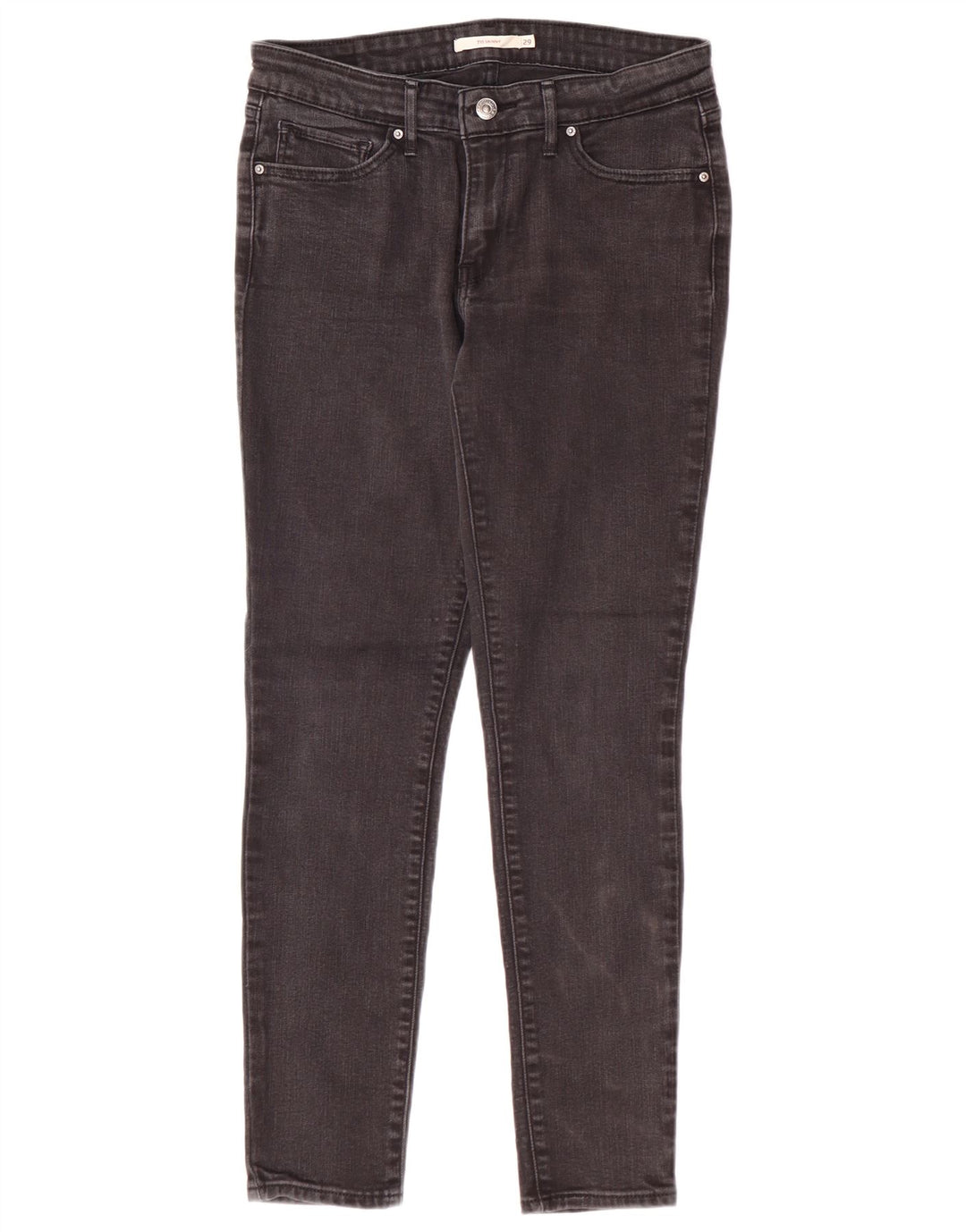 Damskie jeansy Levi's 711 Skinny W29 L28 Szara bawełna