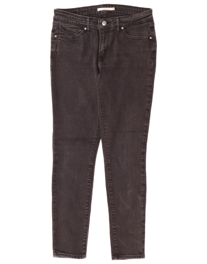 Damskie jeansy Levi's 711 Skinny W29 L28 Szara bawełna