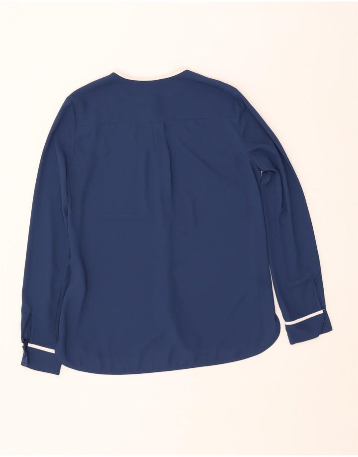 Damska bluzka o luźnym kroju TOMMY HILFIGER US 4, mała, granatowa, poliester