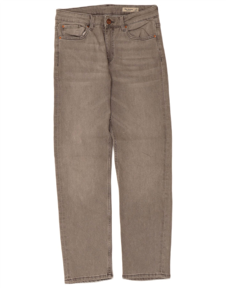 Marks & Spencer Damskie The Sienna Straight Jeans UK 12 Medium W30 L27 Szare