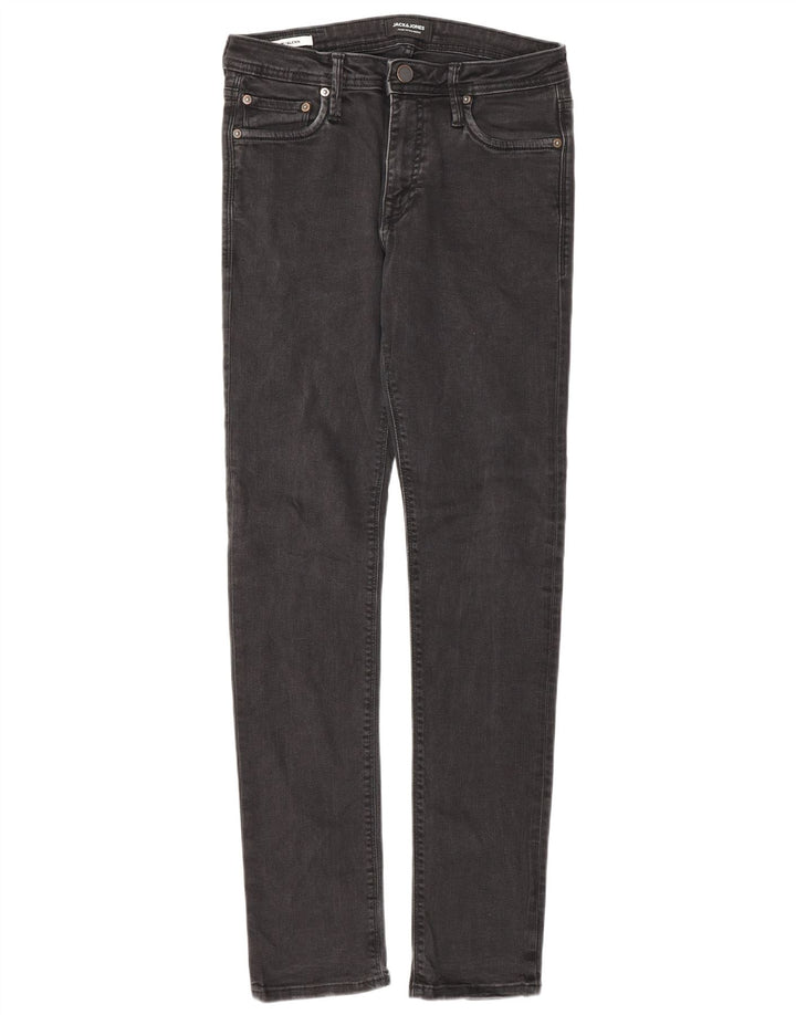 Męskie jeansy Jack & Jones GLENN Slim W28 L32 czarne