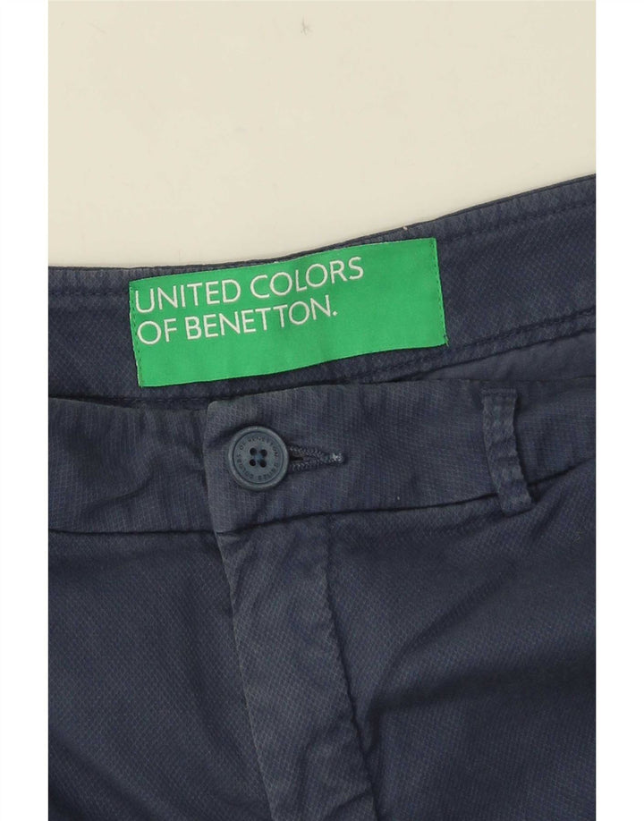 Damskie spodenki Chino Benetton W30 Medium Granatowe