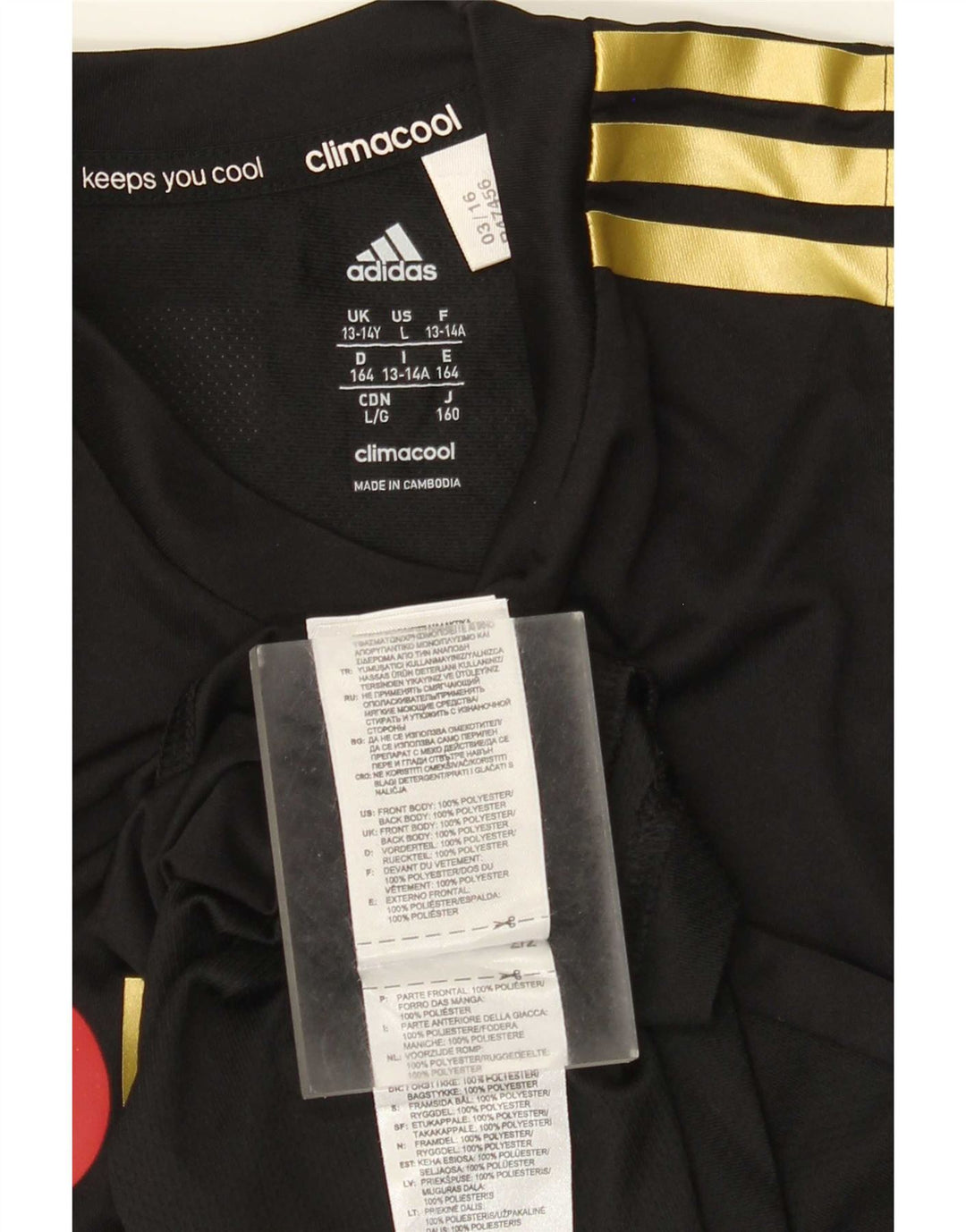 Chłopięca kamizelka z grafiką Adidas Canada Graphic 13-14 lat Czarny poliester