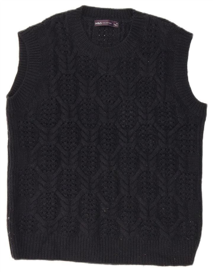 Tank top damski Marks & Spencer UK 14, średni granatowy, akryl