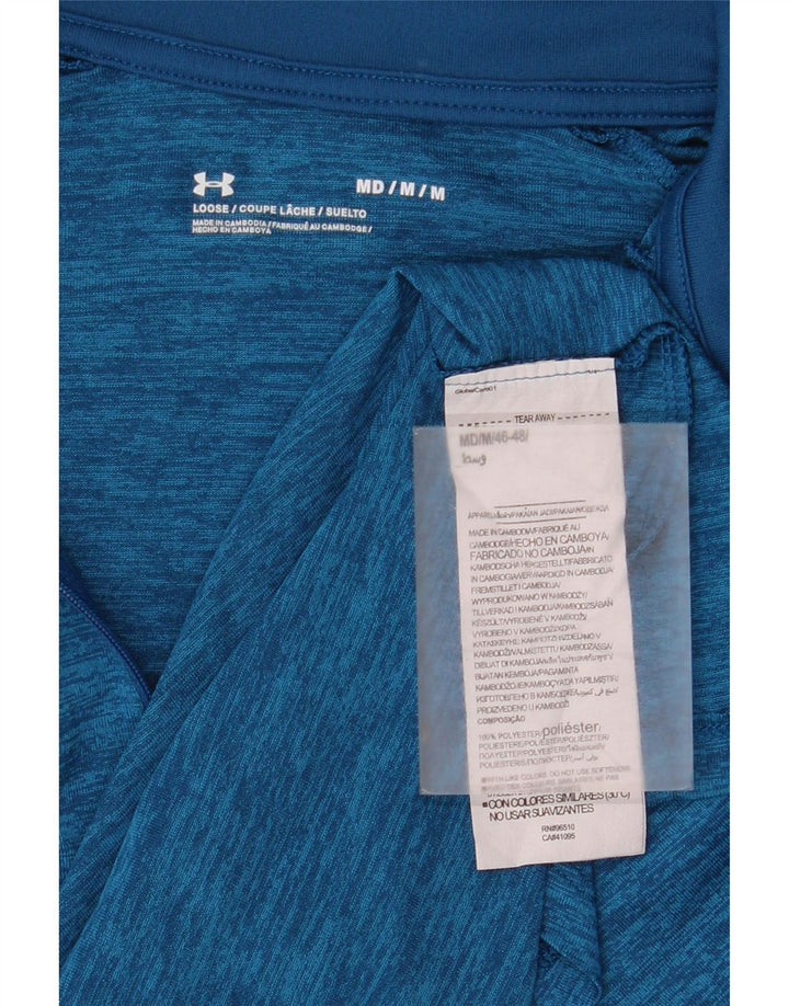 Męski dres z zamkiem błyskawicznym Under Armour, średni niebieski nakrapiany