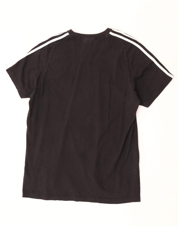 Adidas Męski T-shirt Top Duży Czarny Bawełniany