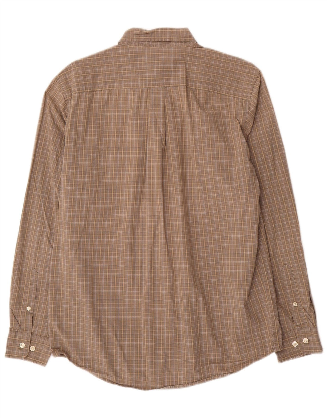 Koszula męska EDDIE BAUER w małą szarą kratę, bawełniana