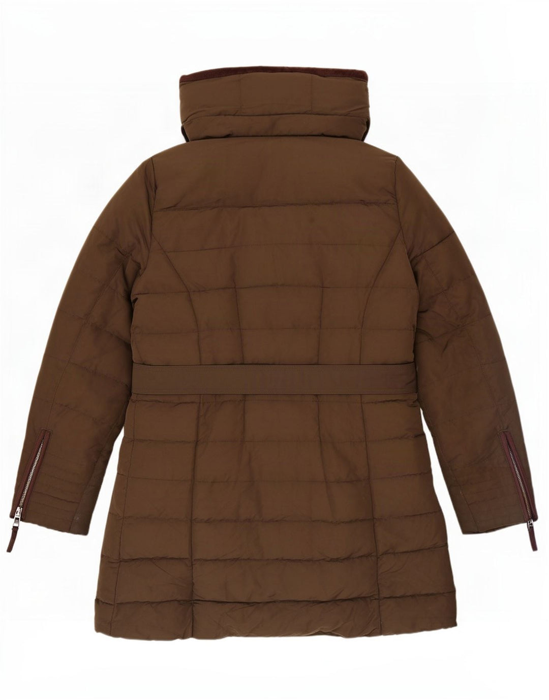 Damska wyściełana kurtka z kapturem i kapturem Zara UK 18 XL Khaki Poliester