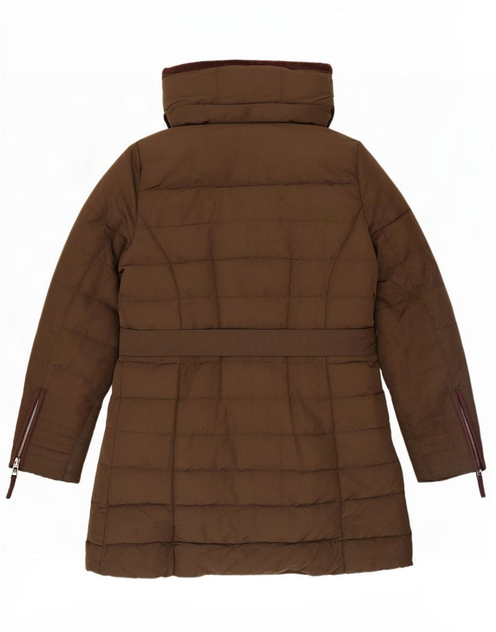 Damska wyściełana kurtka z kapturem i kapturem Zara UK 18 XL Khaki Poliester